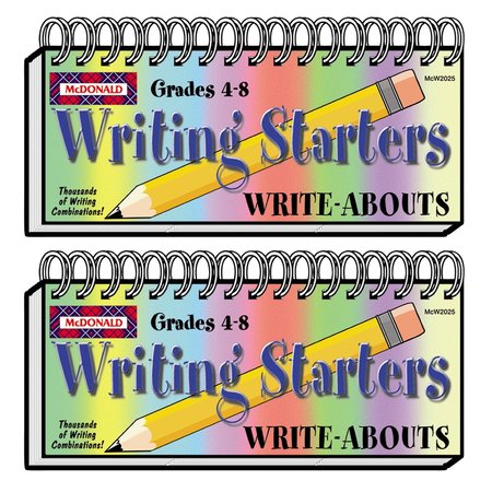 MCDONALD PUBLISHING Writing Starters Write-Abouts, Grade 4-8, PK2 TCRW2025
